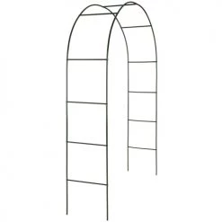 Tectake Pots, Cache-pots Et Jardinières D'extérieur 2 Arches De Jardin Vert -Parasols Soldes Magasin 2 arches de jardin vert 2