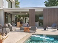 Maisons Du Monde Pots, Cache-pots Et Jardinières D'extérieur 2 Cache-pots Gris Clair Et Pieds En Métal Noir H77 -Parasols Soldes Magasin 2 cache pots gris clair et pieds en metal noir h77 1000 13 0 191552 11