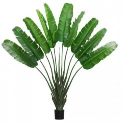 Ligne Déco Plantes D'intérieur Et Fleurs D'intérieur Arbre Du Voyageur Artificiel "toucher Naturel" 210cm