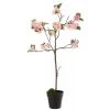 LANADECO Plantes D'intérieur Et Fleurs D'intérieur Arbre En Fleurs Plastique Rose/marron H90cm -Parasols Soldes Magasin arbre en fleurs plastique rose marron h90cm