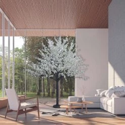 The Home Deco Factory Plantes D'intérieur Et Fleurs D'intérieur Arbre Fleuri Artificiel 2.90 M -Parasols Soldes Magasin arbre fleuri artificiel 2 90 m 2