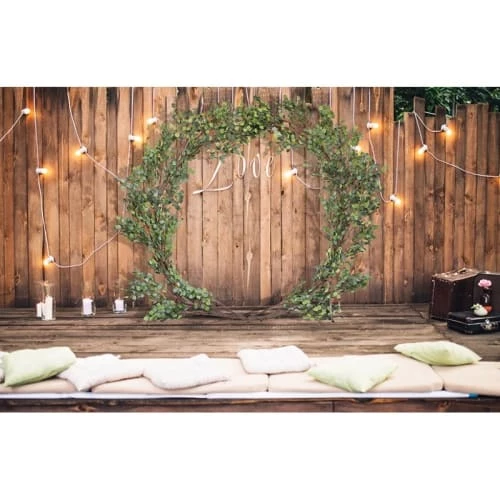 Ligne Déco Plantes D'intérieur Et Fleurs D'intérieur Arche De Cérémonie Mariage Avec Feuillage Artificiel, D.230cm 4 Ligne Déco Plantes D'intérieur Et Fleurs D'intérieur Arche De Cérémonie Mariage Avec Feuillage Artificiel, D.230cm – Image 2