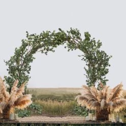 Ligne Déco Plantes D'intérieur Et Fleurs D'intérieur Arche De Cérémonie Mariage Avec Feuillage Artificiel, D.230cm 8 Ligne Déco Plantes D'intérieur Et Fleurs D'intérieur Arche De Cérémonie Mariage Avec Feuillage Artificiel, D.230cm -Parasols Soldes Magasin arche de ceremonie mariage avec feuillage artificiel d 230cm 2