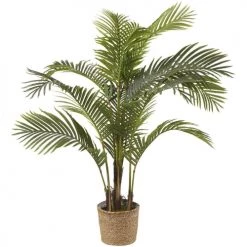 Maisons Du Monde Plantes D'extérieur Artificielles Areca Artificiel En Pot