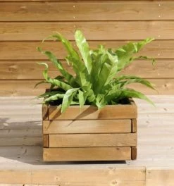 Jardipolys Pots, Cache-pots Et Jardinières D'extérieur Bac à Fleurs Carré - 40cm -Parasols Soldes Magasin bac a fleurs carre 40cm 1