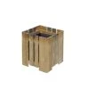 Jardipolys Pots, Cache-pots Et Jardinières D'extérieur Bac à Fleurs Carré En Pin - 33cm -Parasols Soldes Magasin bac a fleurs carre en pin 33cm