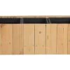 Beliani Pots, Cache-pots Et Jardinières D'extérieur Bac à Fleurs En Bois 66x24x24 -Parasols Soldes Magasin bac a fleurs en bois 66x24x24