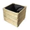 Jardipolys Pots, Cache-pots Et Jardinières D'extérieur Bac à Fleurs En Bois De Pin L-50cm -Parasols Soldes Magasin bac a fleurs en bois de pin l 50cm