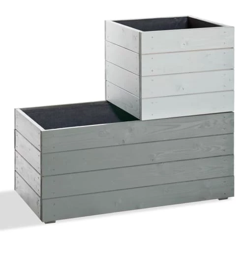 Jardipolys Pots, Cache-pots Et Jardinières D'extérieur Bac à Fleurs En Bois De Pin Modulable L-40cm 6 Jardipolys Pots, Cache-pots Et Jardinières D'extérieur Bac à Fleurs En Bois De Pin Modulable L-40cm – Image 4