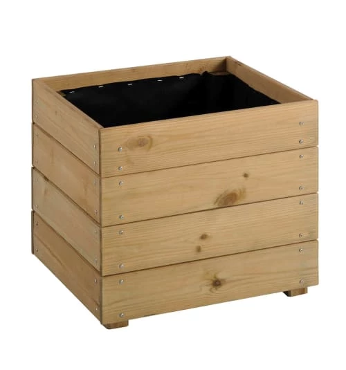 Jardipolys Pots, Cache-pots Et Jardinières D'extérieur Bac à Fleurs En Bois De Pin Modulable L-40cm 3 Jardipolys Pots, Cache-pots Et Jardinières D'extérieur Bac à Fleurs En Bois De Pin Modulable L-40cm