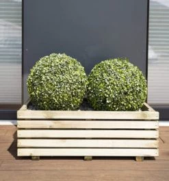 Jardipolys Pots, Cache-pots Et Jardinières D'extérieur Bac à Fleurs En Bois De Pin Rectangle L-80cm 10 Jardipolys Pots, Cache-pots Et Jardinières D'extérieur Bac à Fleurs En Bois De Pin Rectangle L-80cm -Parasols Soldes Magasin bac a fleurs en bois de pin rectangle l 80cm 3