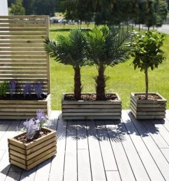 Jardipolys Pots, Cache-pots Et Jardinières D'extérieur Bac à Fleurs En Bois De Pin Rectangle L-80cm 11 Jardipolys Pots, Cache-pots Et Jardinières D'extérieur Bac à Fleurs En Bois De Pin Rectangle L-80cm -Parasols Soldes Magasin bac a fleurs en bois de pin rectangle l 80cm 4