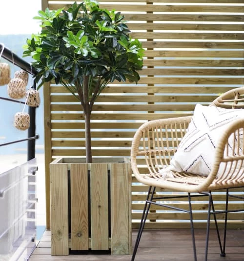 Jardipolys Pots, Cache-pots Et Jardinières D'extérieur Bac à Fleurs En Pin - 40cm 6 Jardipolys Pots, Cache-pots Et Jardinières D'extérieur Bac à Fleurs En Pin - 40cm – Image 4