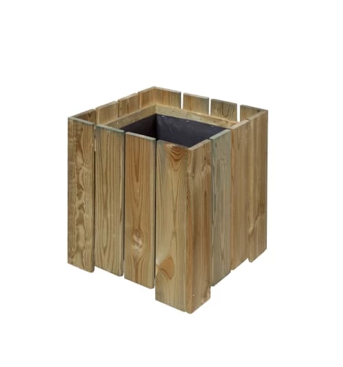 Jardipolys Pots, Cache-pots Et Jardinières D'extérieur Bac à Fleurs En Pin - 40cm 3 Jardipolys Pots, Cache-pots Et Jardinières D'extérieur Bac à Fleurs En Pin - 40cm