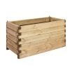 Jardipolys Pots, Cache-pots Et Jardinières D'extérieur Bac à Fleurs Rectangle En Bois De Pin L100cm -Parasols Soldes Magasin bac a fleurs rectangle en bois de pin l100cm 3