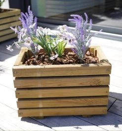 Jardipolys Pots, Cache-pots Et Jardinières D'extérieur Bac à Fleurs Rectangulaire - 40cm -Parasols Soldes Magasin bac a fleurs rectangulaire 40cm 1