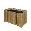 Jardipolys Pots, Cache-pots Et Jardinières D'extérieur Bac à Fleurs Rectangulaire En Pin - 87cm -Parasols Soldes Magasin bac a fleurs rectangulaire en pin 87cm