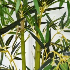 Outsunny Plantes D'intérieur Et Fleurs D'intérieur Bambou Artificiel H1,2m 12 Outsunny Plantes D'intérieur Et Fleurs D'intérieur Bambou Artificiel H1,2m -Parasols Soldes Magasin bambou artificiel h1 2m 4