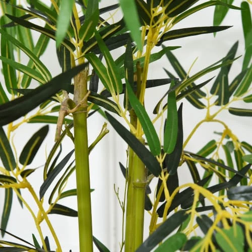 Outsunny Plantes D'intérieur Et Fleurs D'intérieur Bambou Artificiel H1,2m 7 Outsunny Plantes D'intérieur Et Fleurs D'intérieur Bambou Artificiel H1,2m – Image 5
