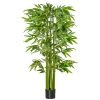Homcom Plantes D'intérieur Et Fleurs D'intérieur Bambou Artificiel XL 1,60H M 975 Feuilles Denses Réalistes Pot Inclus -Parasols Soldes Magasin bambou artificiel xl 1 60h m 975 feuilles denses realistes pot inclus