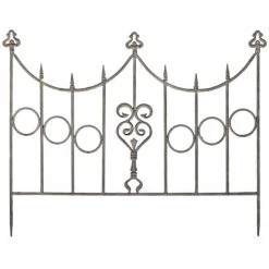 La Grande Prairie Pots, Cache-pots Et Jardinières D'extérieur Barrière En Fer Coeur 90 X 73 Cm