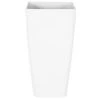 Beliani Pots, Cache-pots Et Jardinières D'extérieur Cache-pot Blanc Brillant H76 Cm -Parasols Soldes Magasin cache pot blanc brillant h76 cm