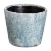 Ixia Pots, Cache-pots Et Jardinières D'extérieur Cache-pot Bleu Clair En Céramique Vieillie D14cm