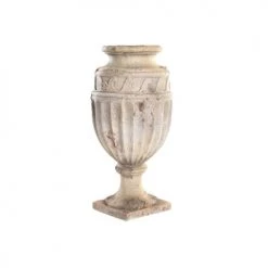 Wadiga Pots, Cache-pots Et Jardinières D'extérieur Cache-pot Classique Vasque En Résine Effet Pierre - 30x30x60cm