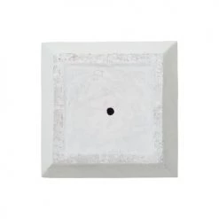 Beliani Pots, Cache-pots Et Jardinières D'extérieur Cache-pot D'extérieur En Céramique Blanc H38 -Parasols Soldes Magasin cache pot d exterieur en ceramique blanc h38 11