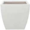 Beliani Pots, Cache-pots Et Jardinières D'extérieur Cache-pot D'extérieur En Céramique Blanc H51 -Parasols Soldes Magasin cache pot d exterieur en ceramique blanc h51