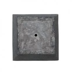 Beliani Pots, Cache-pots Et Jardinières D'extérieur Cache-pot D'extérieur En Céramique Gris H38 -Parasols Soldes Magasin cache pot d exterieur en ceramique gris h38 5