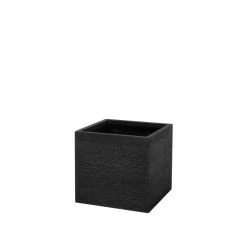 Beliani Pots, Cache-pots Et Jardinières D'extérieur Cache-pot D'extérieur En Céramique Noir H38 -Parasols Soldes Magasin cache pot d exterieur en ceramique noir h38 2