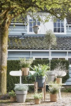 Mica Decorations Pots, Cache-pots Et Jardinières D'extérieur Cache-pot D'exterieur En Fibres Végétales Gris H34 -Parasols Soldes Magasin cache pot d exterieur en fibres vegetales gris h34 1