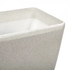 Beliani Pots, Cache-pots Et Jardinières D'extérieur Cache-pot D'extérieur En Pierre Beige H41 -Parasols Soldes Magasin cache pot d exterieur en pierre beige h41 1