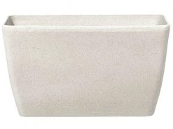 Beliani Pots, Cache-pots Et Jardinières D'extérieur Cache-pot D'extérieur En Pierre Beige H45