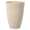 Beliani Pots, Cache-pots Et Jardinières D'extérieur Cache-pot D'extérieur En Pierre Beige H60 -Parasols Soldes Magasin cache pot d exterieur en pierre beige h60
