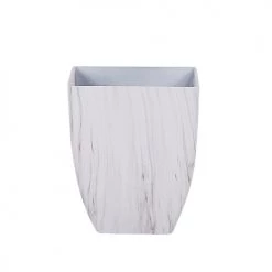 Beliani Pots, Cache-pots Et Jardinières D'extérieur Cache-pot D'extérieur En Pierre Blanc H34 42 -Parasols Soldes Magasin cache pot d exterieur en pierre blanc h34 42 3