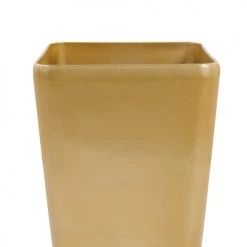 Beliani Pots, Cache-pots Et Jardinières D'extérieur Cache-pot D'extérieur En Pierre Doré H57 -Parasols Soldes Magasin cache pot d exterieur en pierre dore h57 2