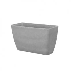 Beliani Pots, Cache-pots Et Jardinières D'extérieur Cache-pot D'extérieur En Pierre Gris H41 45 -Parasols Soldes Magasin cache pot d exterieur en pierre gris h41 45 2