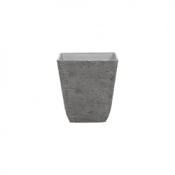 Beliani Pots, Cache-pots Et Jardinières D'extérieur Cache-pot D'extérieur En Pierre Gris H43 53 -Parasols Soldes Magasin cache pot d exterieur en pierre gris h43 53 2