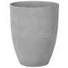 Beliani Pots, Cache-pots Et Jardinières D'extérieur Cache-pot D'extérieur En Pierre Gris H52 -Parasols Soldes Magasin cache pot d exterieur en pierre gris h52