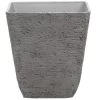 Beliani Pots, Cache-pots Et Jardinières D'extérieur Cache-pot D'extérieur En Pierre Gris H53 -Parasols Soldes Magasin cache pot d exterieur en pierre gris h53 5