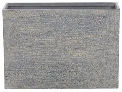 Beliani Pots, Cache-pots Et Jardinières D'extérieur Cache-pot D'extérieur En Pierre Gris H56