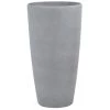 Beliani Pots, Cache-pots Et Jardinières D'extérieur Cache-pot D'extérieur En Pierre Gris H75 -Parasols Soldes Magasin cache pot d exterieur en pierre gris h75