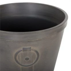 Beliani Pots, Cache-pots Et Jardinières D'extérieur Cache-pot D'extérieur En Pierre Marron H37 -Parasols Soldes Magasin cache pot d exterieur en pierre marron h37 2