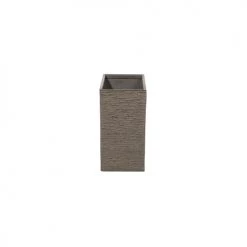 Beliani Pots, Cache-pots Et Jardinières D'extérieur Cache-pot D'extérieur En Pierre Marron H45 -Parasols Soldes Magasin cache pot d exterieur en pierre marron h45 3