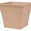 Beliani Pots, Cache-pots Et Jardinières D'extérieur Cache-pot D'extérieur En Pierre Rose H30 -Parasols Soldes Magasin cache pot d exterieur en pierre rose h30