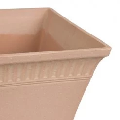 Beliani Pots, Cache-pots Et Jardinières D'extérieur Cache-pot D'extérieur En Pierre Rose H30 -Parasols Soldes Magasin cache pot d exterieur en pierre rose h30 2
