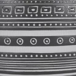 Beliani Pots, Cache-pots Et Jardinières D'extérieur Cache-pot D'extérieur En Plastique Gris H35 -Parasols Soldes Magasin cache pot d exterieur en plastique gris h35 5