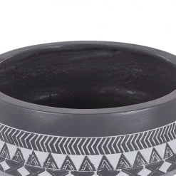 Beliani Pots, Cache-pots Et Jardinières D'extérieur Cache-pot D'extérieur En Plastique Gris H37 -Parasols Soldes Magasin cache pot d exterieur en plastique gris h37 2